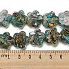 Dyed Natural Imperial Jasper with Resin Beads Strands G-G083-G01-01-4