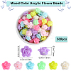 500Pcs Opaque Acrylic Beads MACR-SP0001-09-2