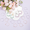 200Pcs 2 Colors Brass Wine Glass Charm Rings KK-SP0001-32B-4