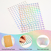 10Pcs 2 Styles Laser PET Plastic Stickers DIY-CP0011-61A-5