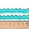 Baking Paint Transparent Glass Bead Strands X-GLAA-S031-10mm-18-3