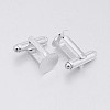 Brass Cuff Button X-KK-C2914-S-1