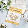 8Pcs Brass Micro Pave Cubic Zirconia with Resin Pendants KK-BBC0020-65-7