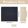 2Pcs Imitation Leather Car Door Handle Protective Cover AJEW-CL0002-56B-2