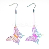 304 Stainless Steel Dangle Earrings X-EJEW-JE04149-05-1