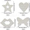 12Pcs 4 Style Glass Hotfix Rhinestone DIY-FG0002-64-2