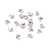 Brass Crimp Beads Covers KK-P219-05A-P-3