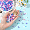 600Pcs 6 Colors Opaque & Tansparent Acrylic European Beads MACR-SC0002-02B-4