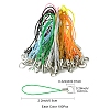 100Pcs Polyester Cord Mobile Straps MOBA-FS0001-02B-4