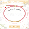 1Pc Adjustable Nylon Cord Slider Bracelets for Women BJEW-LP0001-32I-03-2