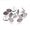 Tarnish Resistant 304 Stainless Steel Ear Stud Findings LS-X-STAS-P227-41P-1