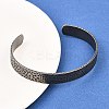 316 Surgical Stainless Steel Cuff Bangles BJEW-C125-07AS-5