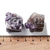 Natural Amethyst Carved Healing House Figurines DJEW-P015-01A-3