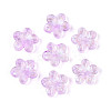 Baking Paint Transparent Glass Beads DGLA-N014-08A-04-1