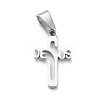 Non-Tarnish 304 Stainless Steel Pendants STAS-L216-34P-1
