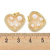 Rack Plating Brass Micro Pave Cubic Zirconia Pendants KK-C059-06G-3