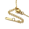 Brass Micro Pave Cubic Zirconia Pendant Necklaces NJEW-E106-12KCG-01-3