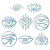 Waterproof PVC Colored Laser Stained Window Film Adhesive Stickers DIY-WH0256-025-1