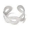 304 Stainless Steel Cuff Bangles for Women BJEW-H635-04P-2