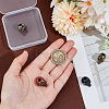 4Pcs 4 Colors Brass European Beads OPDL-OC0001-01A-3
