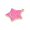 Alloy Enamel Pendants ENAM-F152-05G-04-2