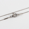 304 Stainless Steel Snake Chain Necklace Making STAS-P045-11P-1