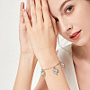 30Pcs 5 Colors Alloy Enamel Pendants ENAM-HY0001-16-6