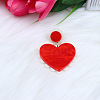 Acrylic Stud Earrings FS-WGE927B-01-1