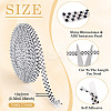 3 Yards Resin Self Adhesive Sewing Trim Hotfix Rhinestone Tape DIY-TA0013-15A-4