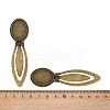 Vintage Tibetan Style Alloy Bookmarks Cabochon Settings LS-X-TIBE-Q032-27AB-NR-5
