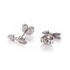 Tarnish Resistant 304 Stainless Steel Stud Earrings X-EJEW-F227-13P-2