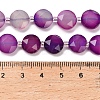 Natural Banded Agate Beads Strands G-C116-A180-01A-5