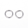 Tarnish Resistant 304 Stainless Steel Open Jump Rings X-STAS-D447-09-1