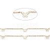 Ion Plating(IP) 304 Stainless Steel Butterfly Link Cable Chains STAS-P254-09G-2