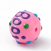 Opaque Painted Glass Beads LS-GLAA-B001-01H-3