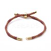 Nylon Cord Silder Bracelets MAK-C003-03G-21-4
