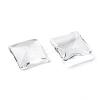 Transparent Glass Square Cabochons GGLA-S022-15mm-3