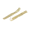 Cubic Zirconia Chains Tassel Earrings LS-EJEW-P236-03G-2
