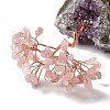 Natural Rose Quartz Tree Display Decoration DJEW-G027-05RG-02-3