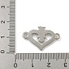 Tarnish Resistant 304 Stainless Steel Connector Rhinestone Settings STAS-I307-549P-3