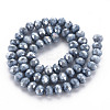Opaque Baking Paint Glass Beads Strands LS-EGLA-N006-010A-B03-2