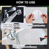 Flat Round PEVA Bathtub Non-Slip Stickers AJEW-CN0003-85B-5