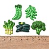Opaque Resin Imitation Vegetable Cabochons RE-CBAE980-10-3