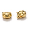 Tibetan Style Alloy Kitten Beads TIBEP-GC178-G-RS-2