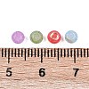 Mixed Color Imitation Cat Eye Glass Round Seed Beads SEED-NH0003-01A-05-4