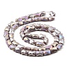 AB Color Plate Glass Beads Strands EGLA-P051-06A-B05-3