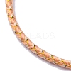 Polyester Cord Braided Bracelet Makings MAK-Z003-01P-09-2