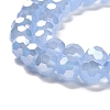 Imitation Jade Glass Beads Stands EGLA-A035-J8mm-B03-4
