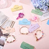 100Pcs Rectangle Clear Polypropylene Cellophane Bags CDIS-TA0001-36C-9