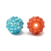 AB-Color Resin Rhinestone Beads RESI-S315-12x14-M-3